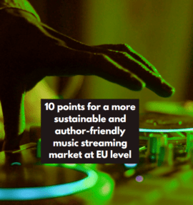 10 Points For A More Sustainable And Author Friendly Music Streaming Market At Eu Level